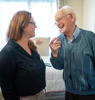 Auxiliaire de vie au domicile d'un patient