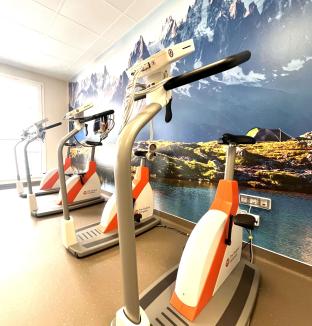 Vélos dans la salle hypoxique des Lilas