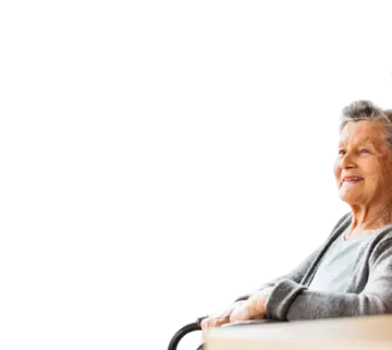 Interaction entre un soignant et un résident